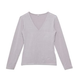 Body Fit Ladies T-Shirt V-Neck Full Sleeve