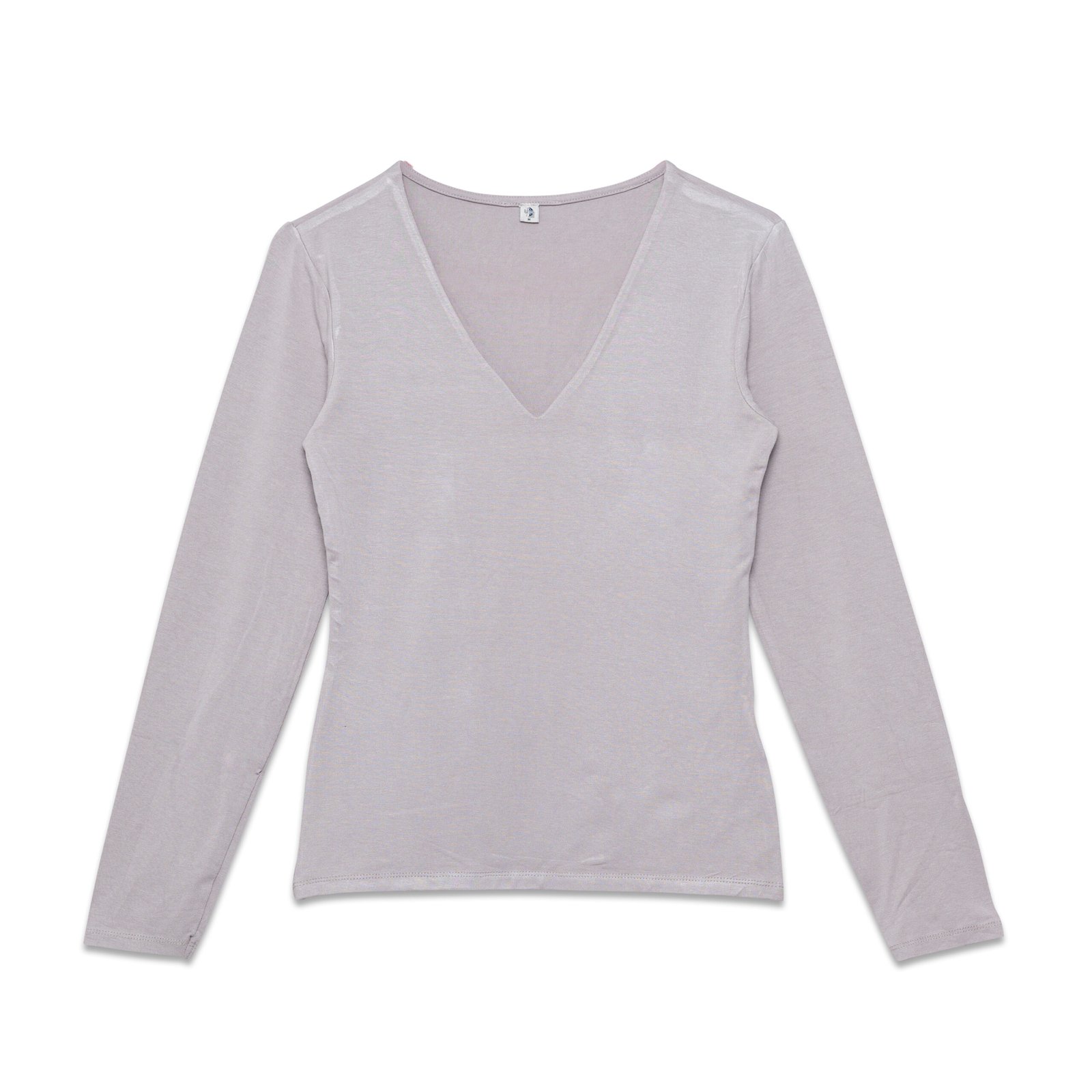 Body Fit Ladies T-Shirt V-Neck Full Sleeve