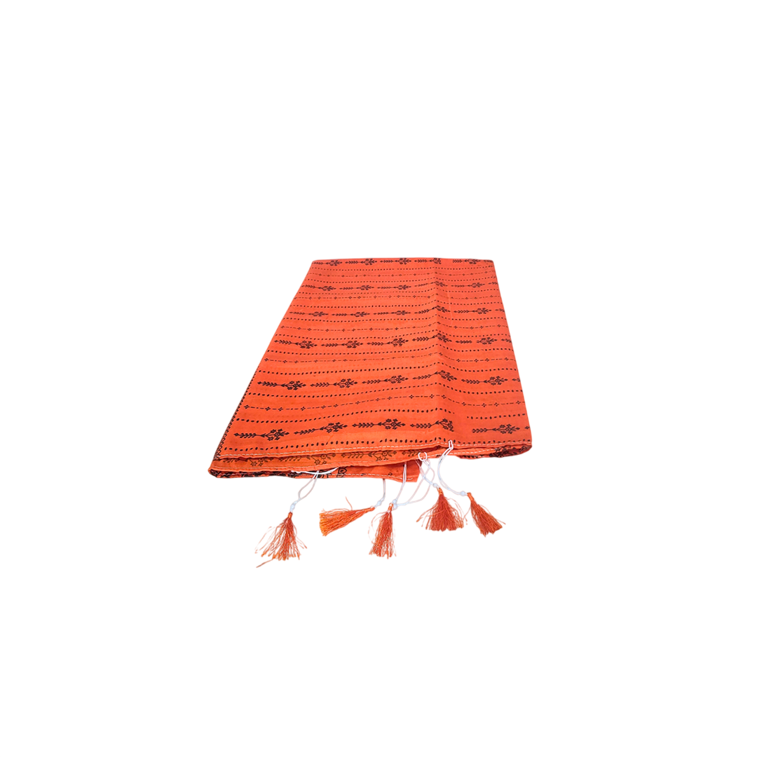 Elegant Karchupi 3pcs Dress Set I 🧡 Deep Orange