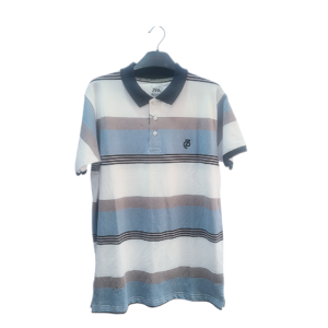 ZARA Multi Color Stripe Polo Shirt – Premium Smart Casual