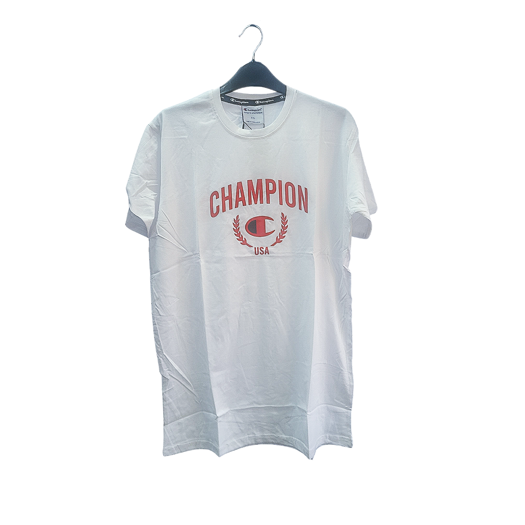 White Champion USA T-Shirt
